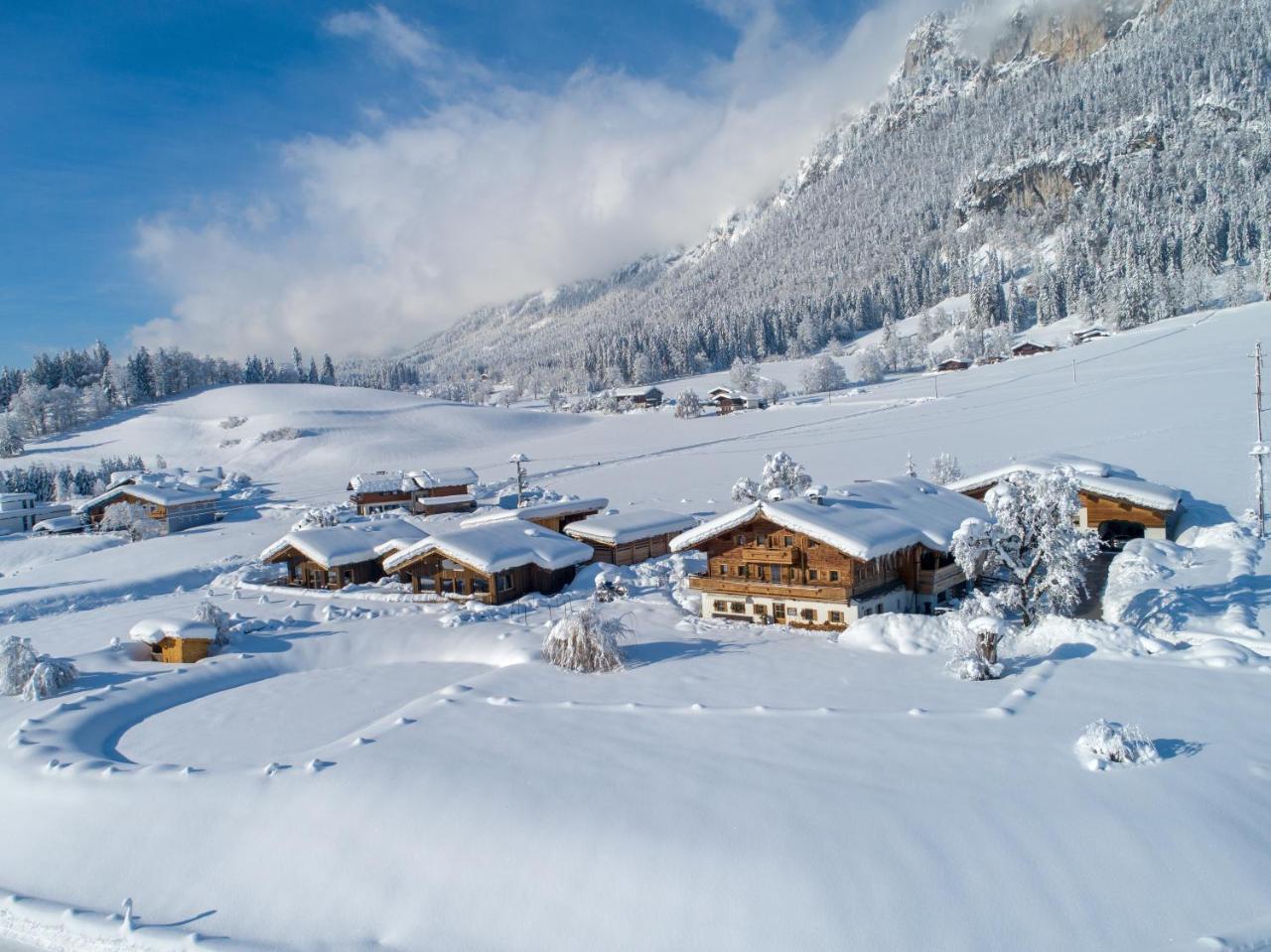 Narzenhof Wellness Chalets, Familien & Luxus Apartments Am Bauernhof Sankt Johann in Tirol Esterno foto
