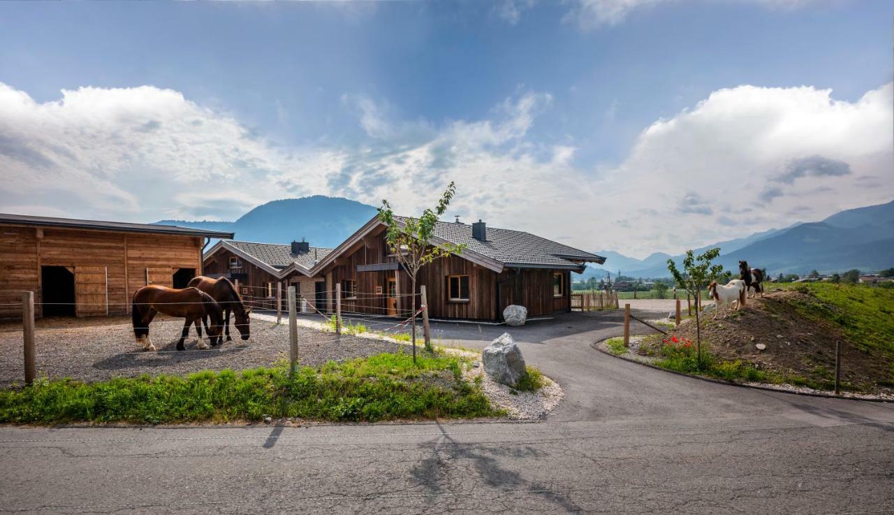 Narzenhof Wellness Chalets, Familien & Luxus Apartments Am Bauernhof Sankt Johann in Tirol Esterno foto