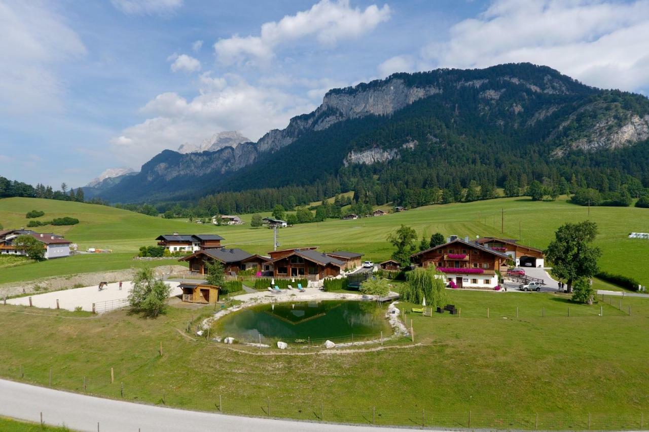 Narzenhof Wellness Chalets, Familien & Luxus Apartments Am Bauernhof Sankt Johann in Tirol Esterno foto